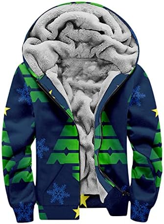 AdSSDQ prevelika jakna, plus veličina Osnovna morska kapuljača Muške pune rukave Zimske fit tople dukseve Zipper Graphic10