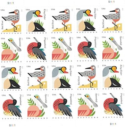 List obalnih ptica od 20 razglednica zauvijek američke poštanske marke USPS