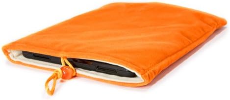 Boxwave Case kompatibilan sa Chipsee PPC-A8-80-R - baršunastom torbicom, meka velur tkanine torba sa crtežom - podebljana narančasta