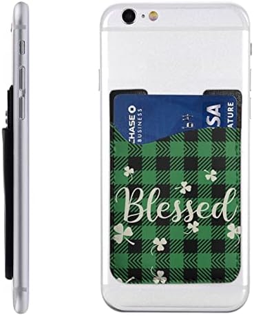 Gagaduck St Patrick ljepljivi džepni džep mobitel na kartici Nosač kreditnog kartona na kartici Kompatibilan je s većinom pametnih telefona