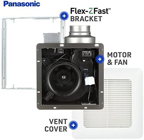 Panasonic FV-0511VQ1 Whisperceling DC - kupaonica izduvna ventilator sa selektorom brzine - SmartFlow tehnologija - miran stropni