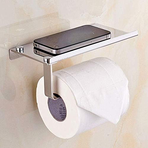 Airveal tkiva kutija za toaletni papir za papir Jedan roll zid montiran sa držačima mobilnih telefona
