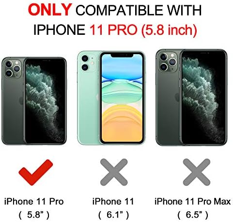 OTOFLY iPhone 11 Pro CASE, ultra tanak fit iPhone futrola za tekući silikonski gel s punim tjelesnim zaštitom protiv ogrebotina otporna
