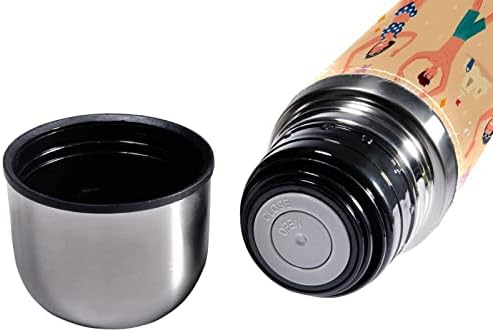 SDFSDFSD 17 oz Vakuum izolirane boce od nehrđajućeg čelika Sportska kavana PUTOVANJE ŠILA FIKSNA KUĆA Omotana BPA besplatna, obrazac