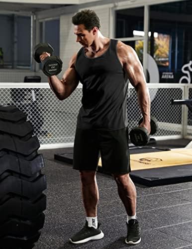 Coofandy muns tenkovi za vježbanje 3 pakovanja Brza suha teretana mišića za trening sporta Sportska fitnes bodybuilding majica bez