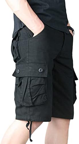 Maiyifu-GJ muški lagani šorc s više džepova labavi pamučni ležerni šorc za teret na otvorenom taktičke ljetne kratke hlače