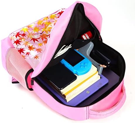 VBFOFBV putni ruksak, backpack laptop za žene muškarci, modni ruksak, crveni zlatni javorov list padajući zahvalnost