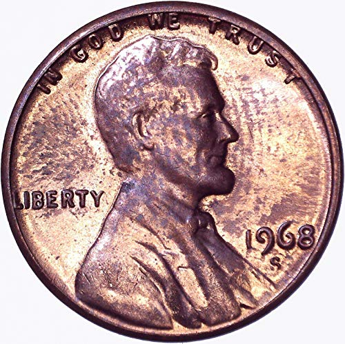 1968. s Lincoln Memorijalni cent 1C o necrtenom