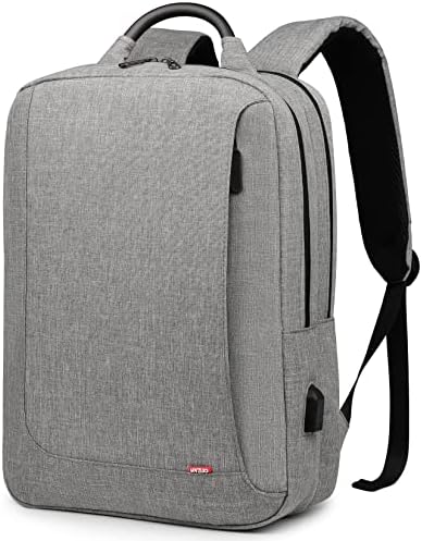 Hyzuo backpack laptop sa USB punjenjem priključka za vodu protiv krađe vodootporni tanak elegantan ruksak poslovna putna torba odgovara
