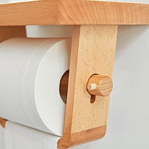 Držači tkiva AMAYYAZJH za kupaonice 1pc kupaonica toaletni držač za domaćinstvo za toaletni toaletni tkivni kutija papirna cijev drveni