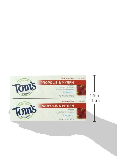 Tom's of Maine Propolis & amp; Smirna prirodna pasta za zube bez fluorida, Cinnamint 5.5 oz