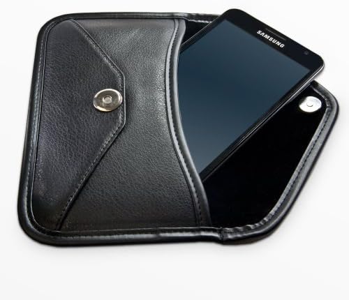 Boxwave Case kompatibilan sa Huawei Nova 8i - elitna kožna messenger torbica, sintetički kožni poklopac za kovertu za kovertu za Huawei