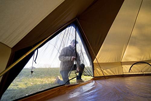 Teton Sports Sierra Canvas TENT; Vodootporni bell šator za obiteljsko kampiranje u svim sezonama