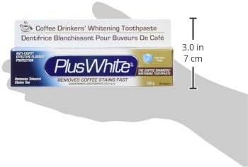 Plus bijela pića za izbjeljivanje za zube za bijele kafe - brzo uklanja teške mrlje i žutilo - uklanjanje ploča, tetarne kontrole